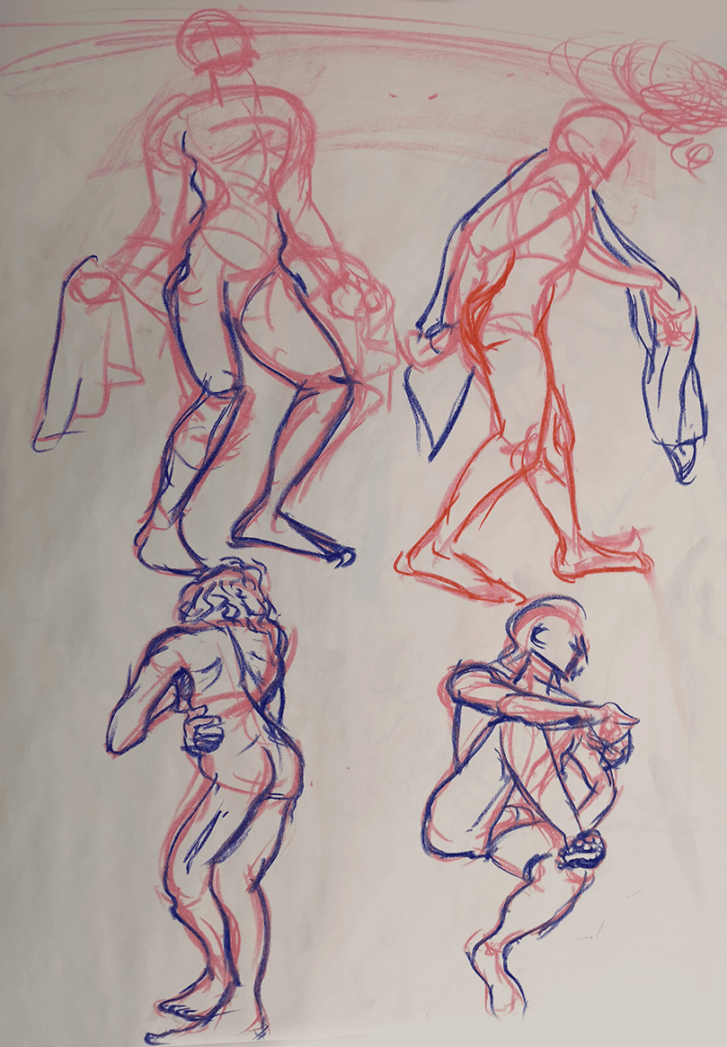 Life drawing in different styles 2